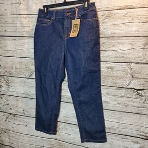 L.L. Bean Women's Blue Jeans- clam diggers